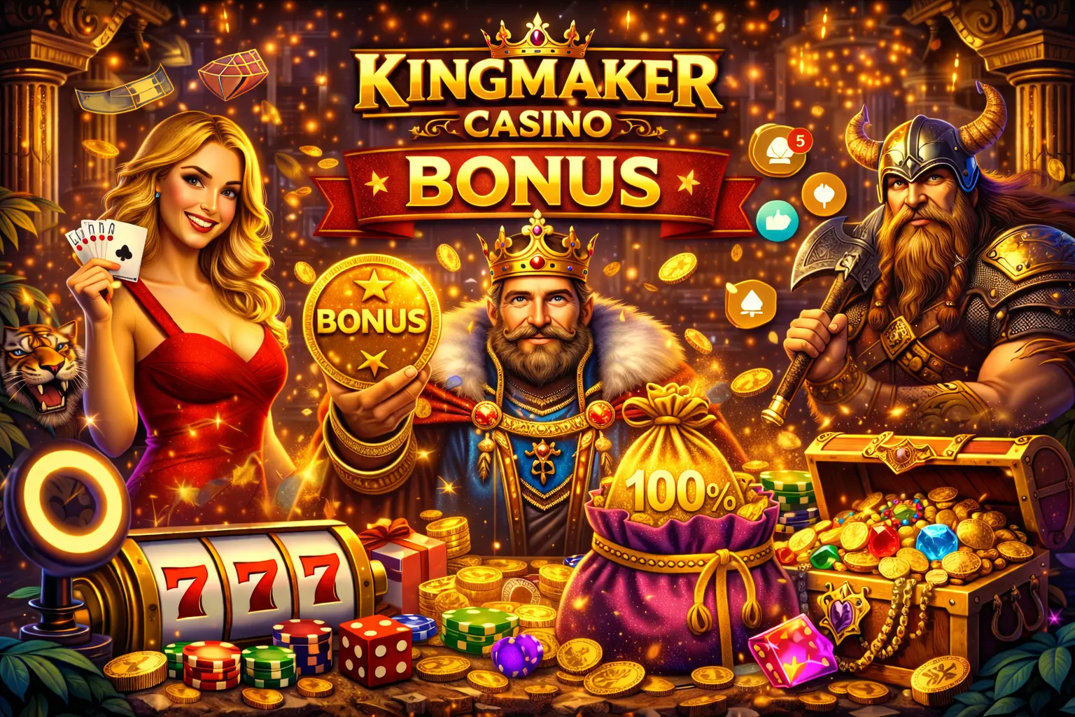 Kingmaker Casino Live-Spiele