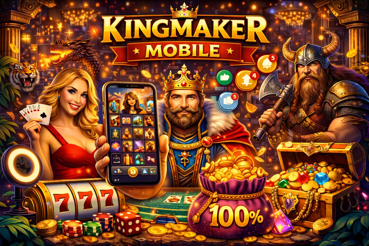 Kingmaker Casino Mobile